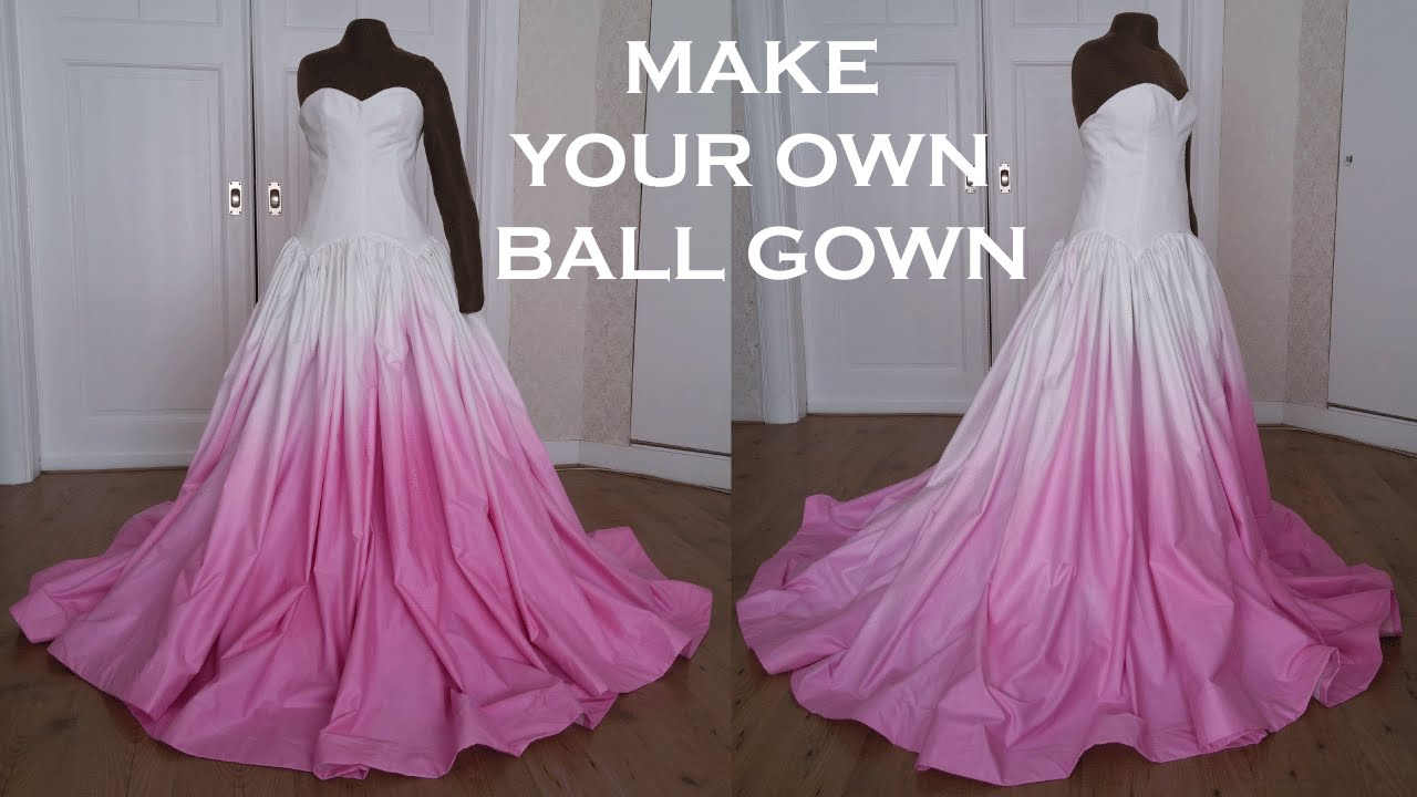 Ball Gown Sewing Patterns Diy Promwedding Ball Gown Dress Sew Along