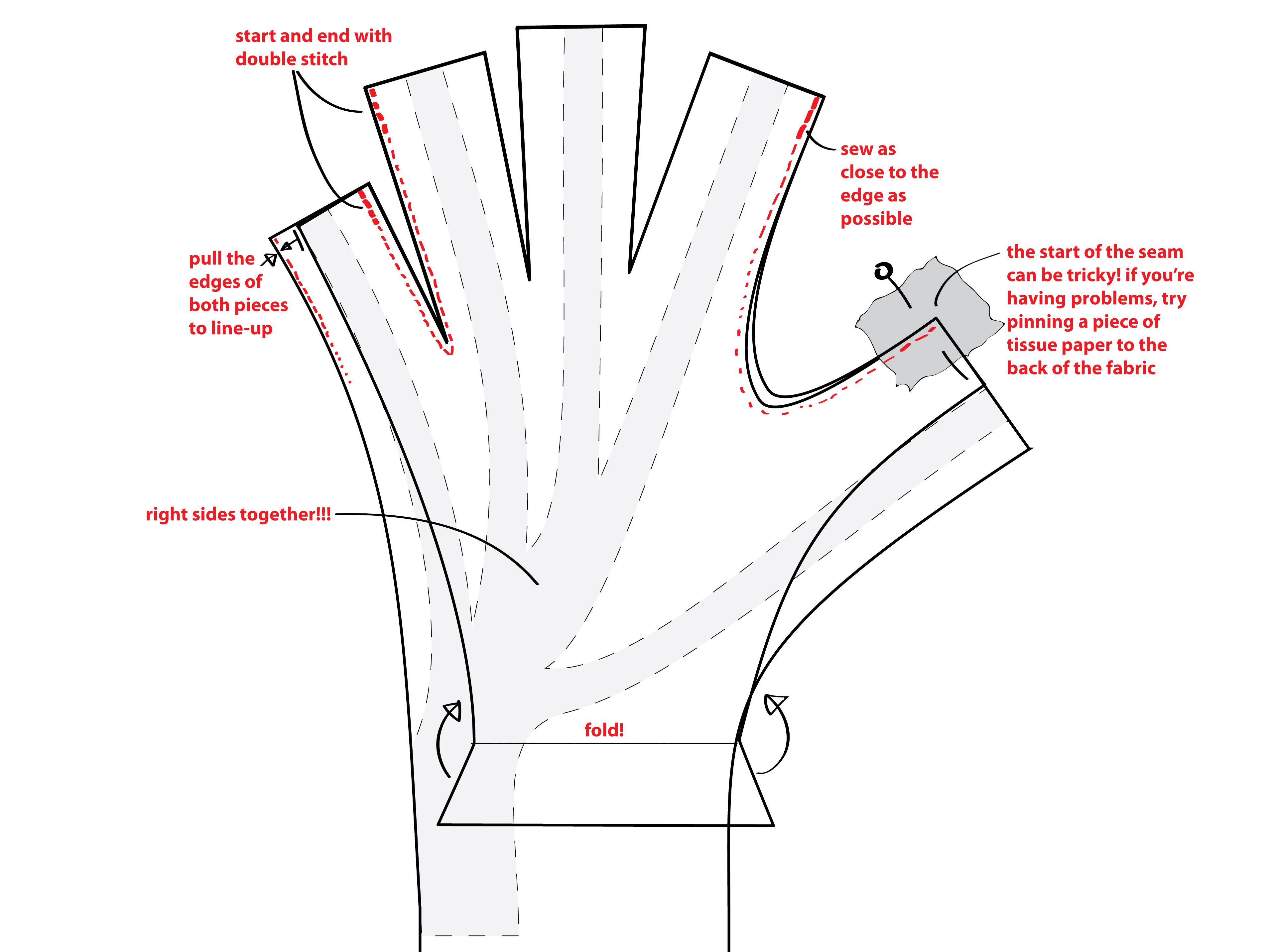 Printable Glove Pattern