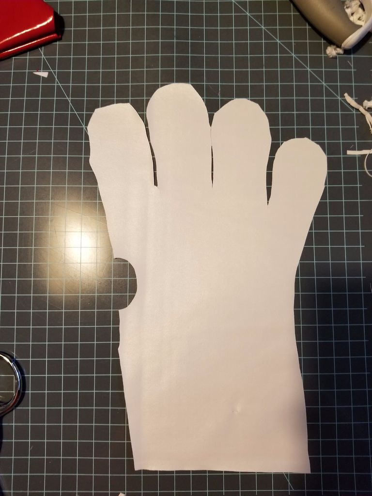 Glove Sewing Pattern Power Rangers Mmprzeo Gloves 11 Steps With