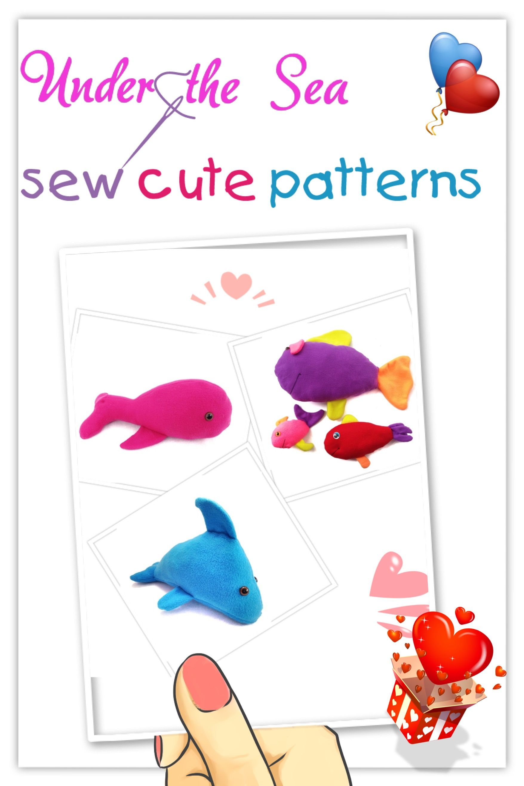 easy whale sewing pattern