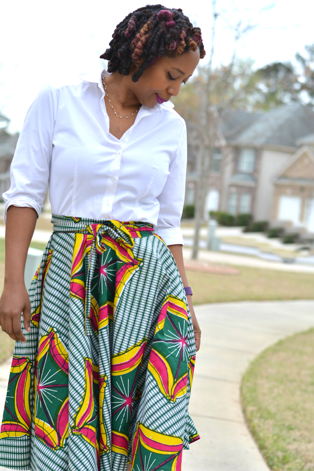 African Dress Patterns For Sewing Diy African Print Skirt Thriftanista In The City Pinterest