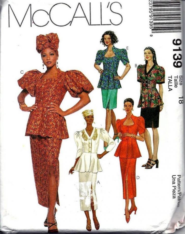 African Dress Patterns For Sewing Mccalls Ethnic African Top Skirt