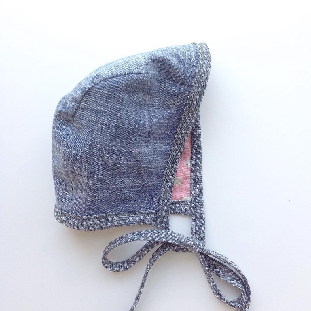 Baby Bonnet Sewing Pattern Chambray Ba Bonnet Pattern Purl Soho Favorite Makes