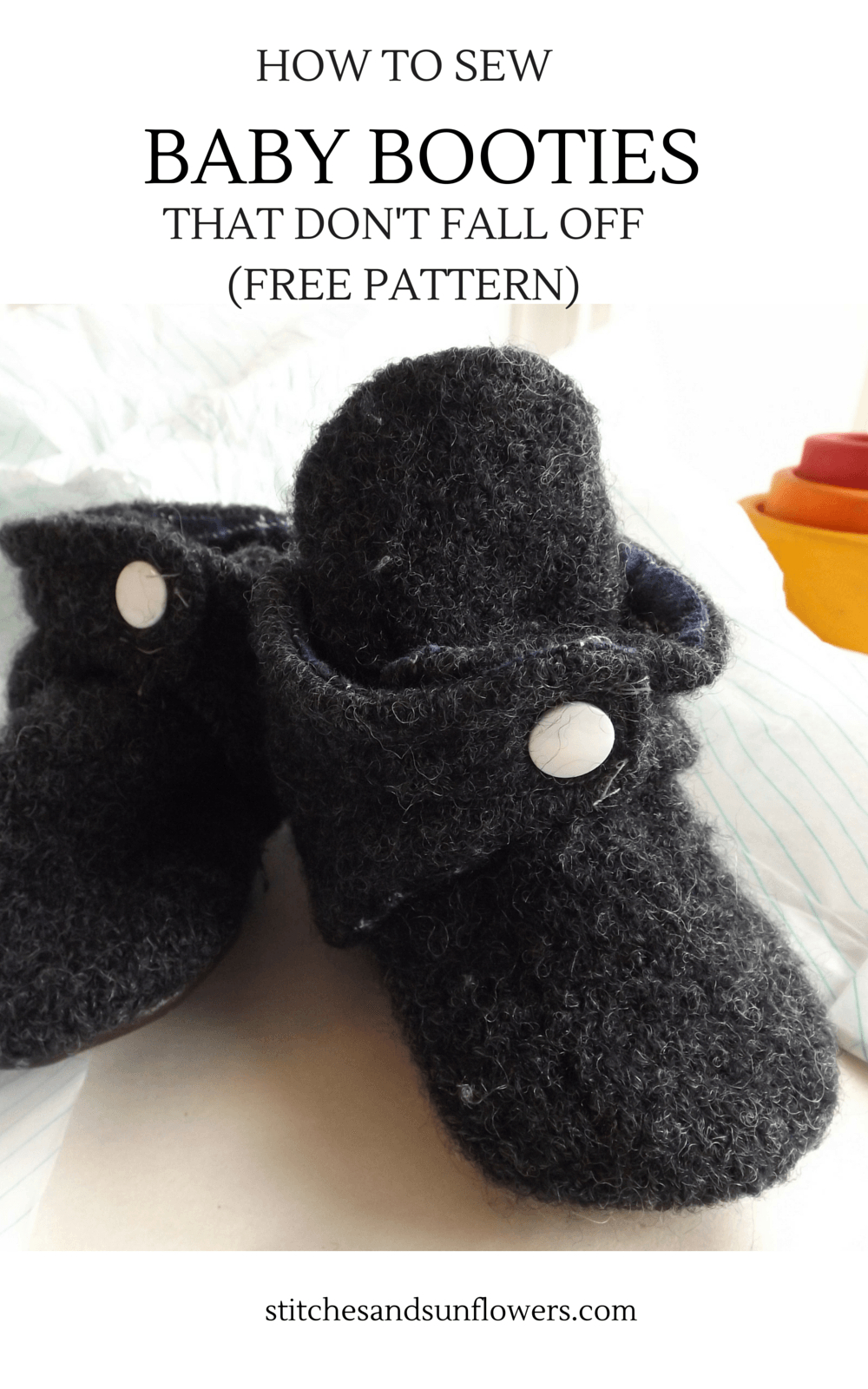 Baby Booties Sewing Pattern How To Sew Ba Booties That Dont Fall Off Free Pattern