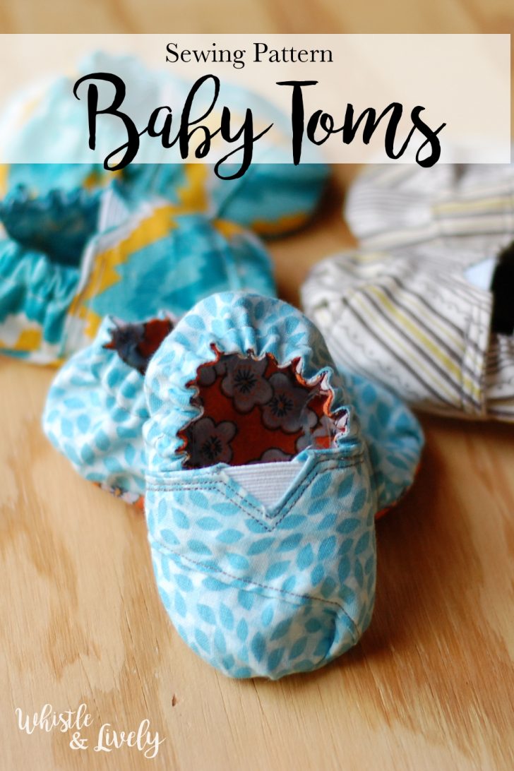 Baby Booties Sewing Pattern Toms Inspired Ba Shoes Whistle And Lively ...