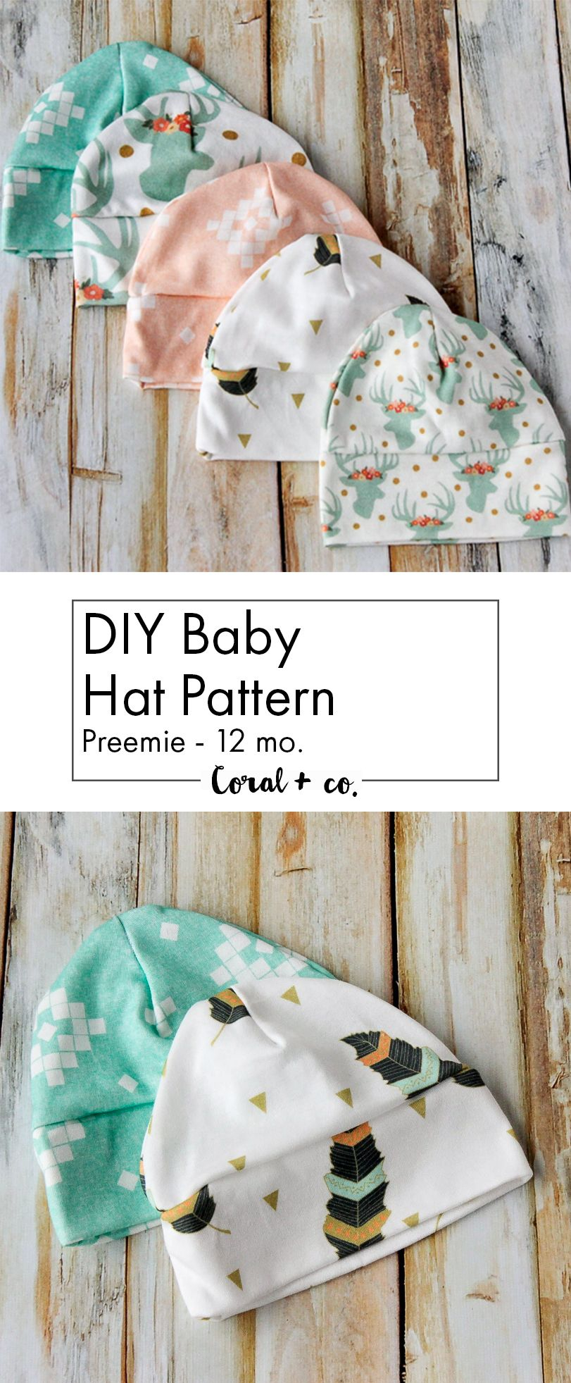 Baby Hat Sewing Pattern Easiest Ba Hat Sewing Pattern Ever Sewing Projects Sewing Is