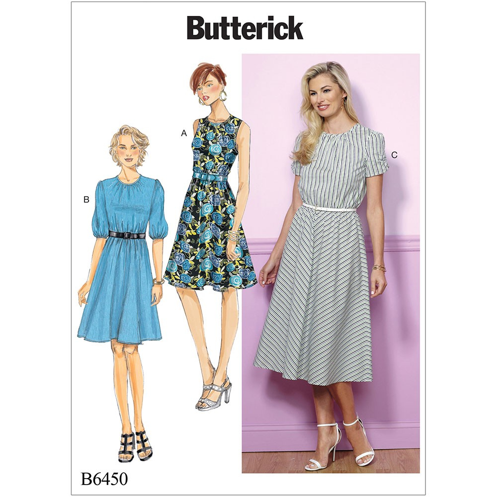 Butterick Sewing Patterns Misses And Misses Petite Gathered Blouson Dresses Butterick Sewing