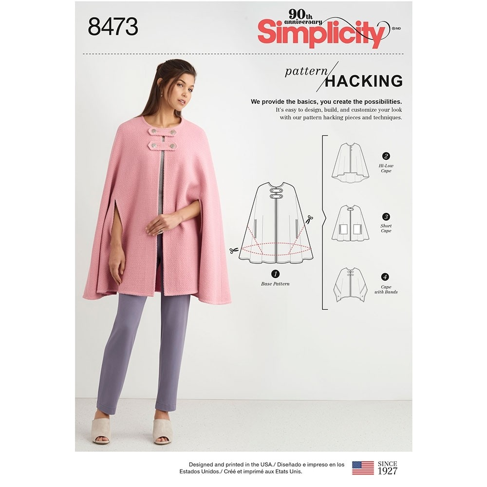 Cape Sewing Pattern Misses Capes With Options For Design Hacking