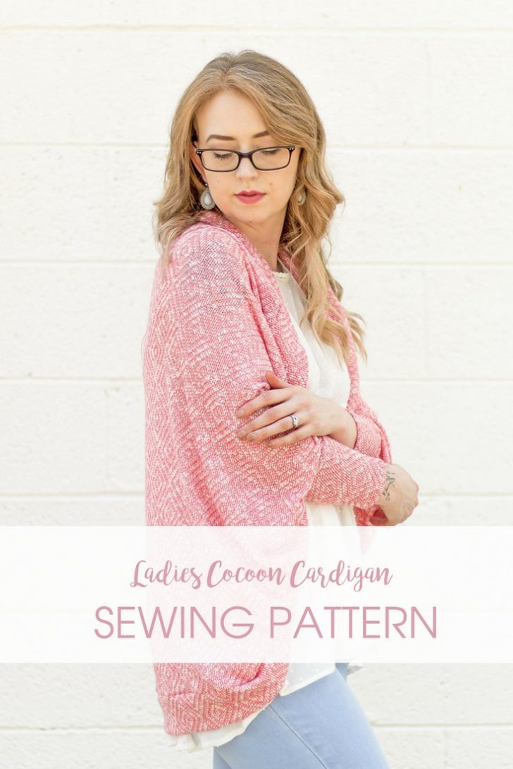 Cardigan Sewing Pattern The Cora Cocoon A Ladies Cocoon Cardigan Sewing