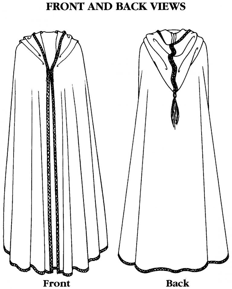 Cloak Sewing Pattern Folkwear Moroccan Burnoose Sewing Pattern 132 Cape