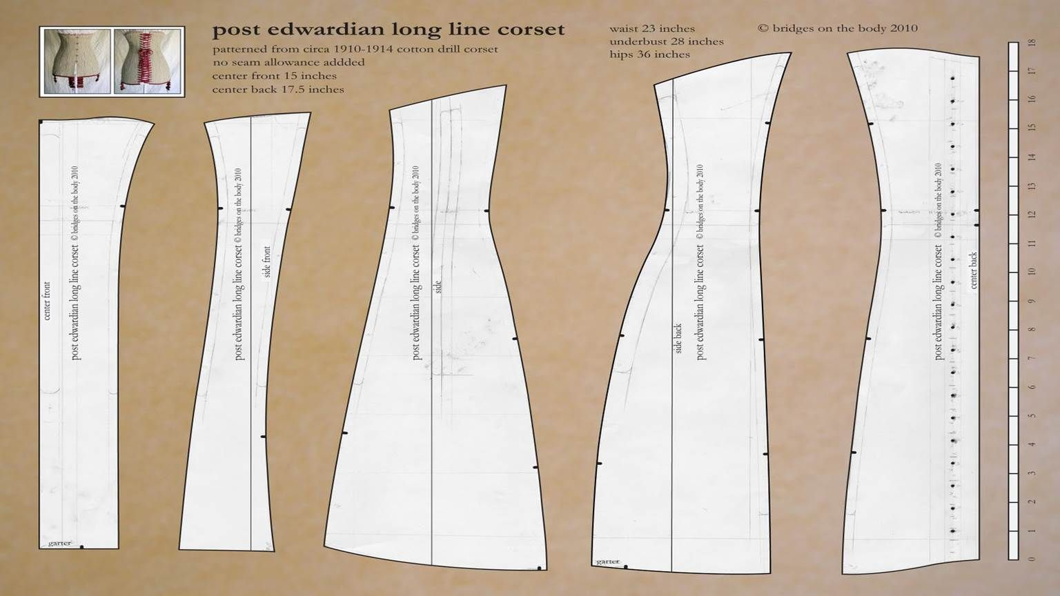 Corset Sewing Pattern Free Edwardian Corset Pattern Sewing Tips And   Corset Sewing Pattern Free Edwardian Corset Pattern Sewing Tips And Techniques 