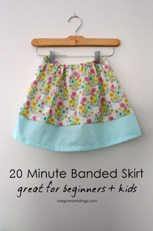 Diy Clothes Sewing Easy 20 Minute Basic Band Skirt Tutorial Rae Gun ...