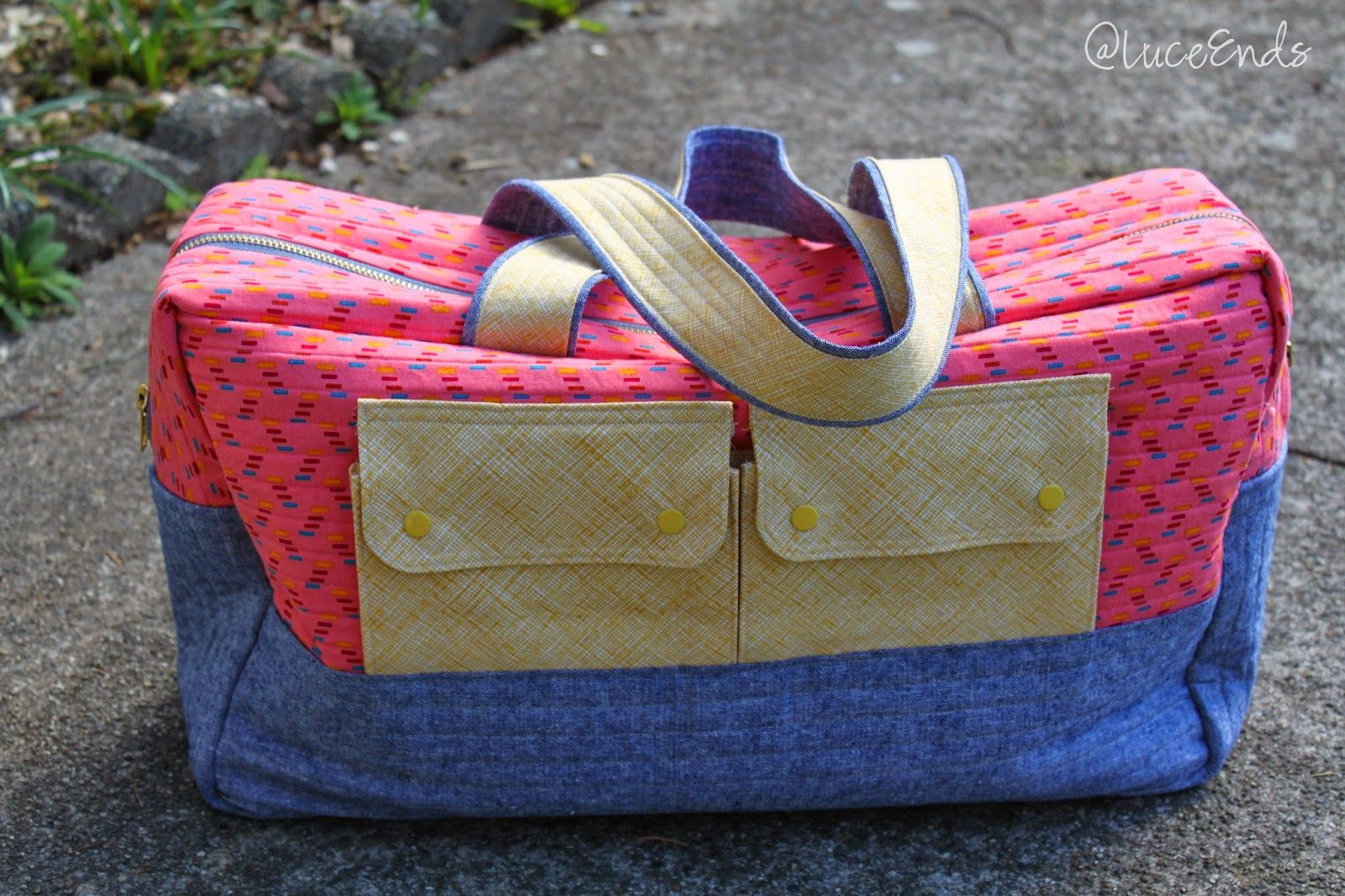Duffle Bag Sewing Pattern Noodlehead Cargo Duffle Bag Free Sewing
