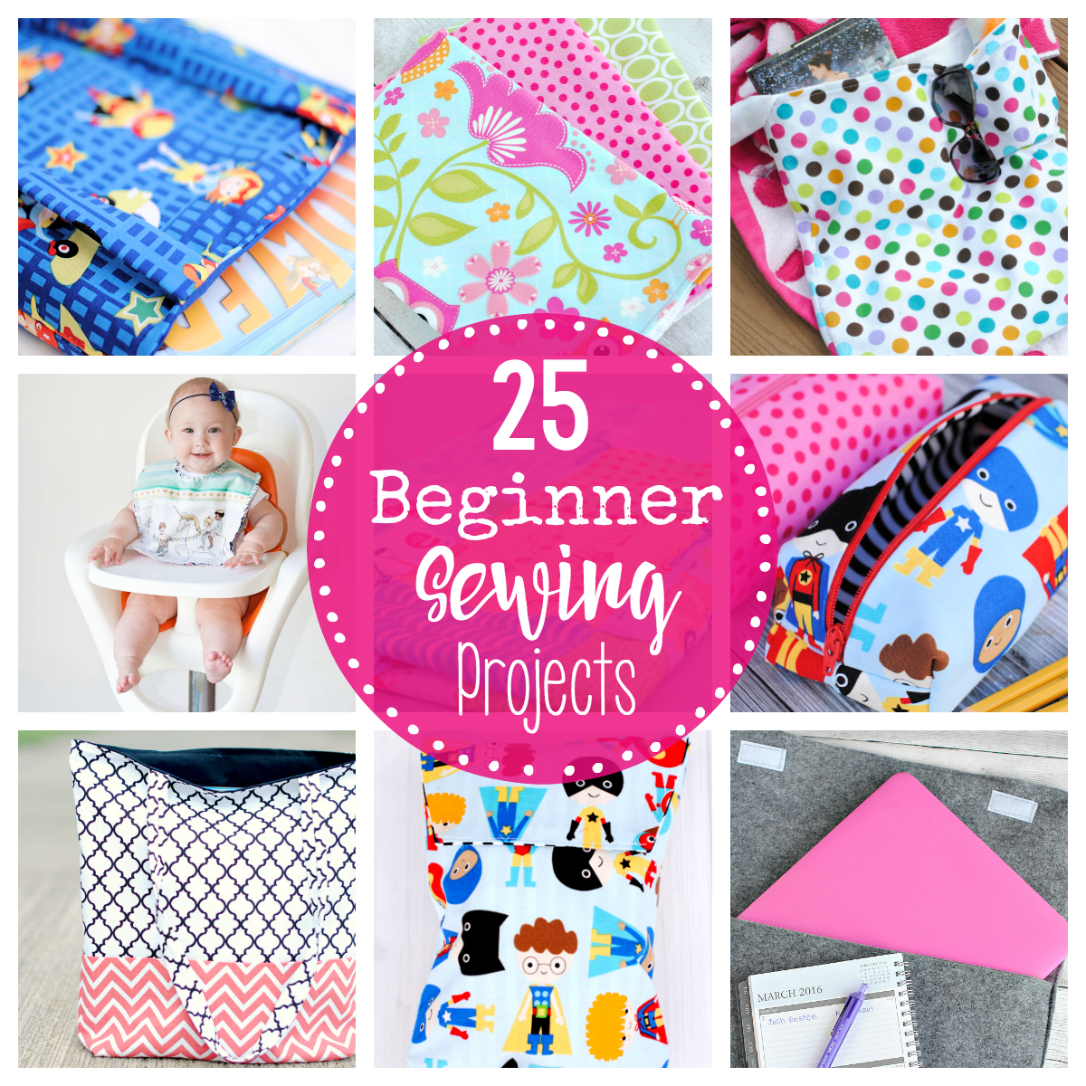 Easy Sewing Patterns For Beginners 25 Beginner Sewing Projects