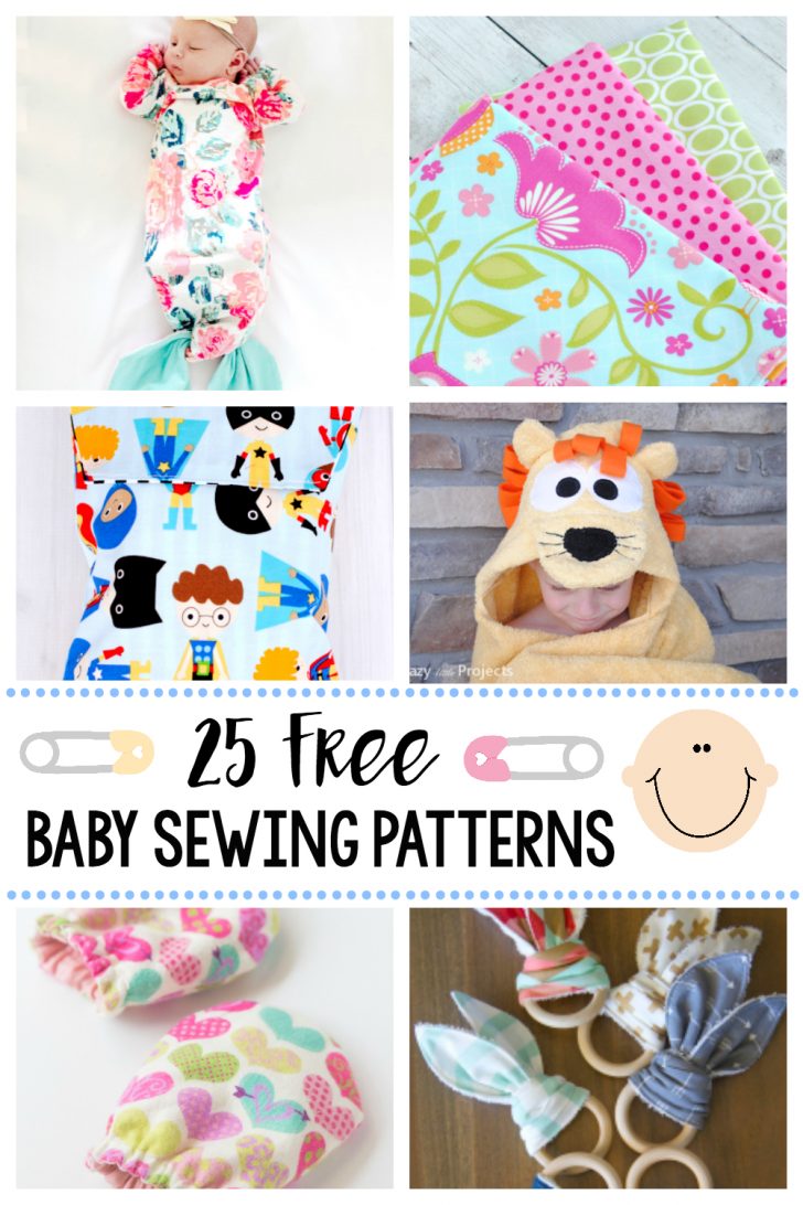 Free Sewing Patterns For Baby 25 Things To Sew For Ba ...