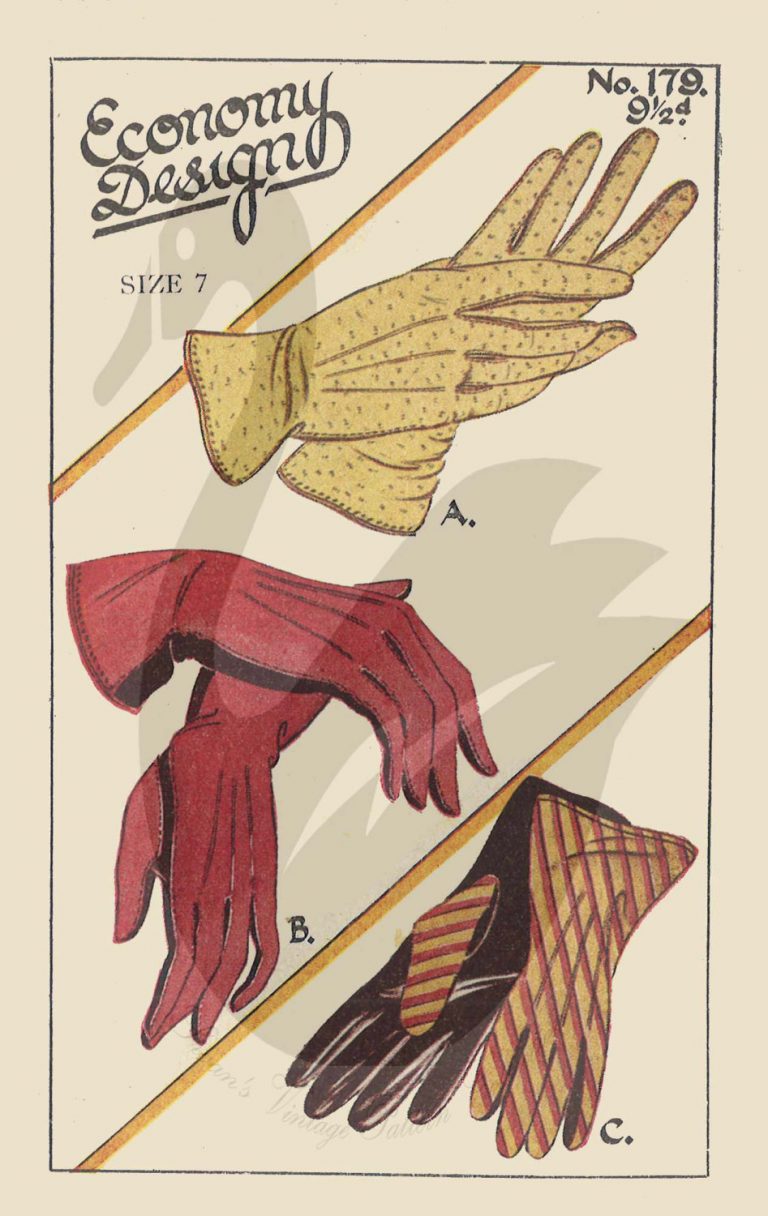 Glove Sewing Pattern Reproduction Ed179 Ladies Gloves Sewing Pattern