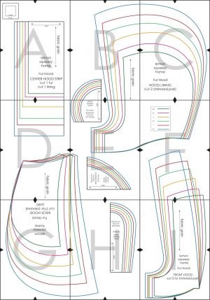 Hood Sewing Pattern Faux Fur Hood Tutorial Free Pattern In 6 Sizes ...