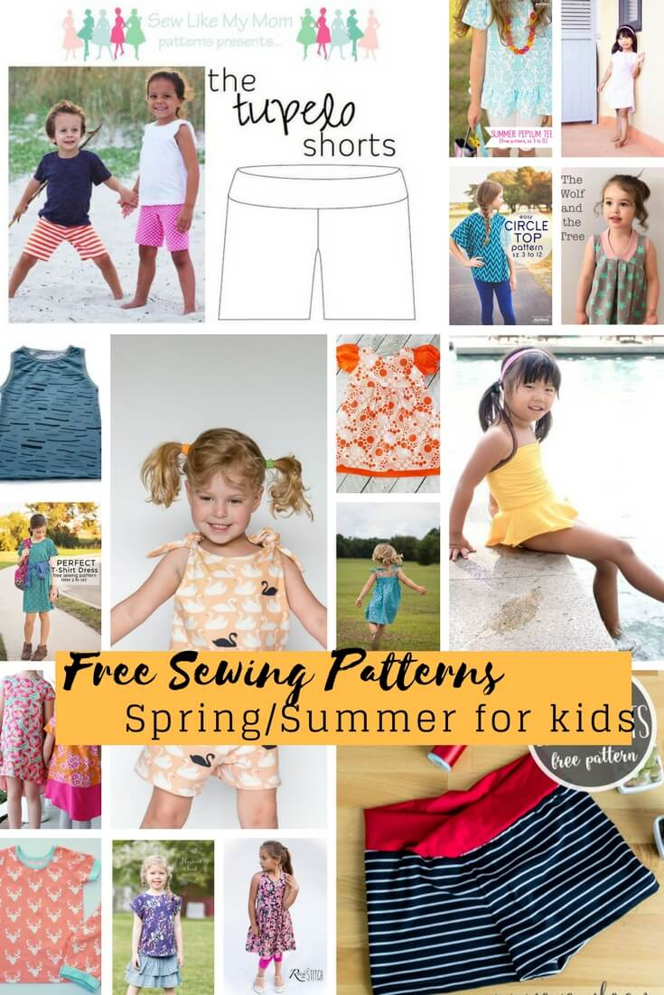 Kids Sewing Patterns Free Sewing Patterns For Kids Springsummer 2018 Life Sew Savory