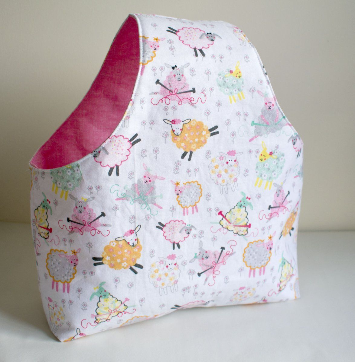 Knitting Bag Sewing Pattern Projects Yarn Bag Sewing Pattern Piece