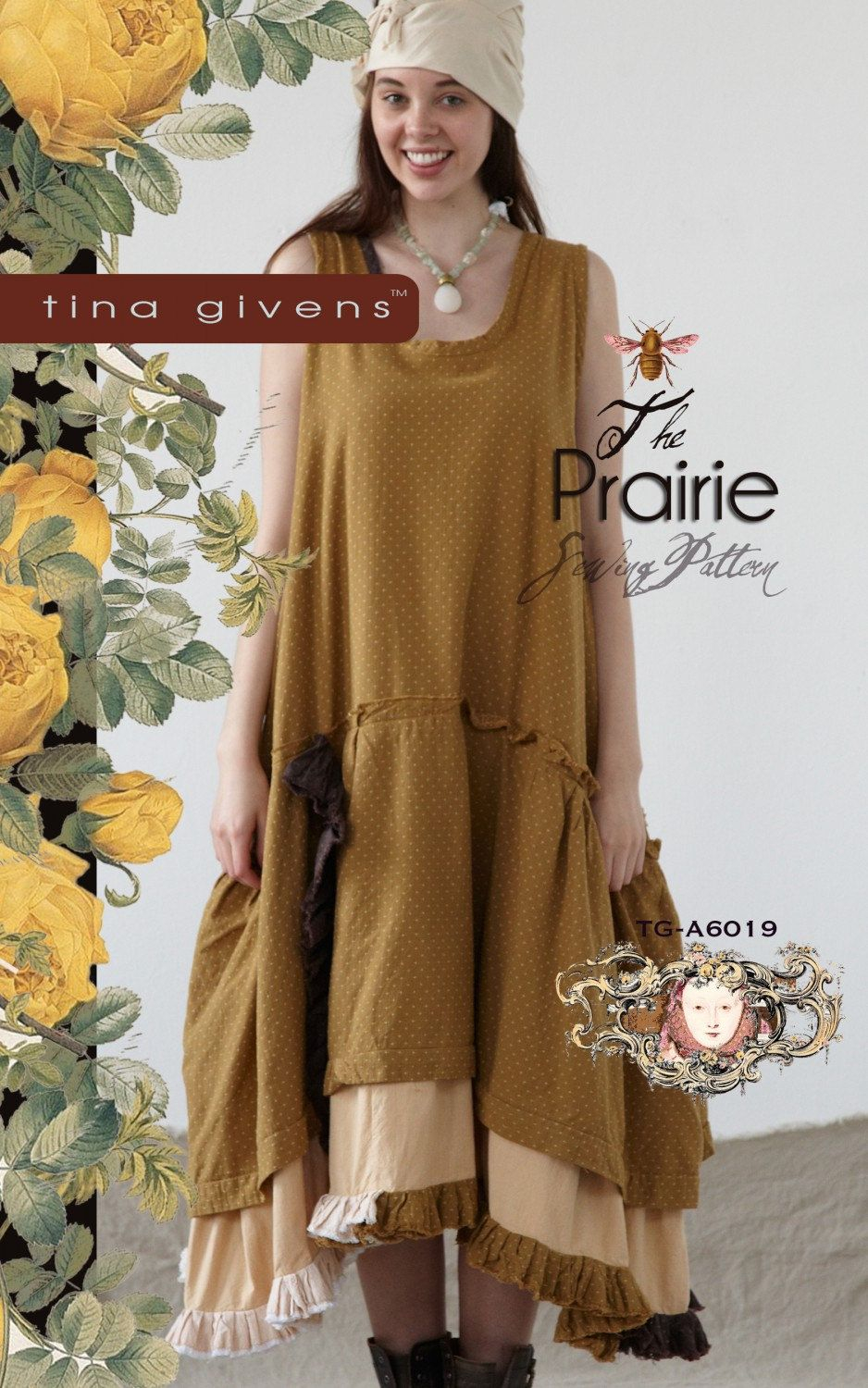 Lagenlook Sewing Patterns The Prairie Tg A6019 Sewing Pattern Tina ...