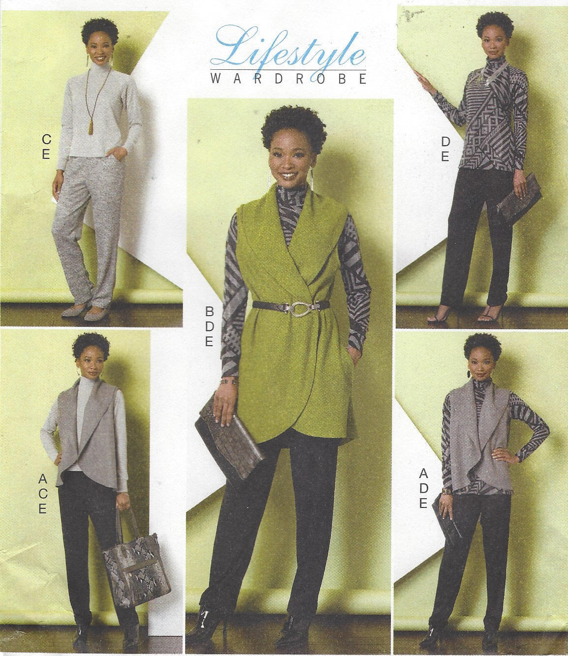 Lagenlook Sewing Patterns Untitled 1990s Dkny Vogue Sewing Pattern 1809 ...