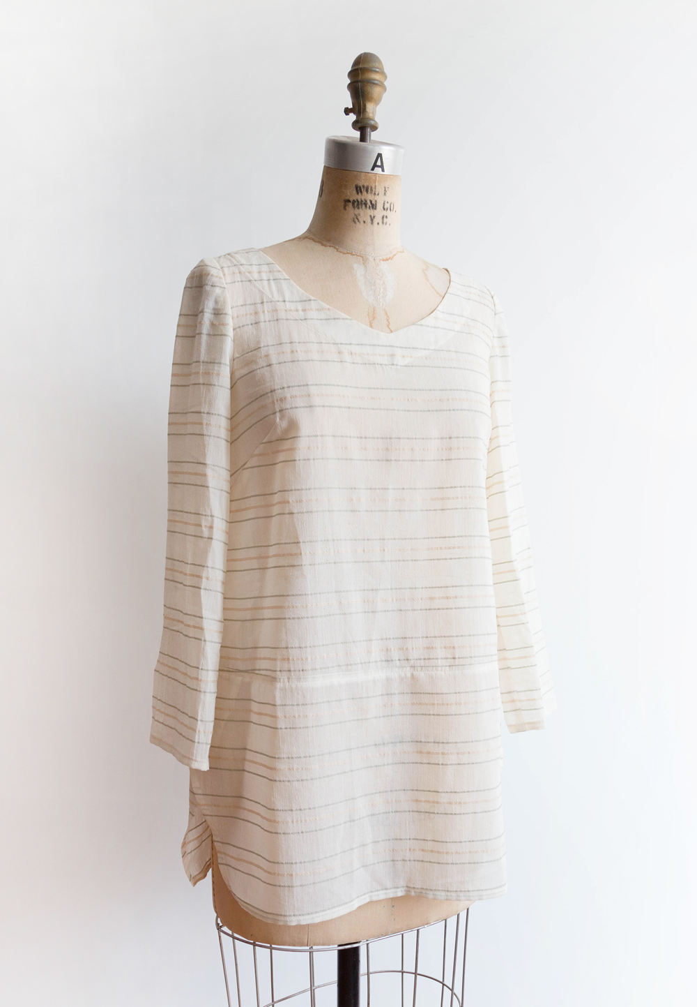 Linen Tunic Sewing Pattern Uniform Tunic Fabric Suggestions Grainline ...