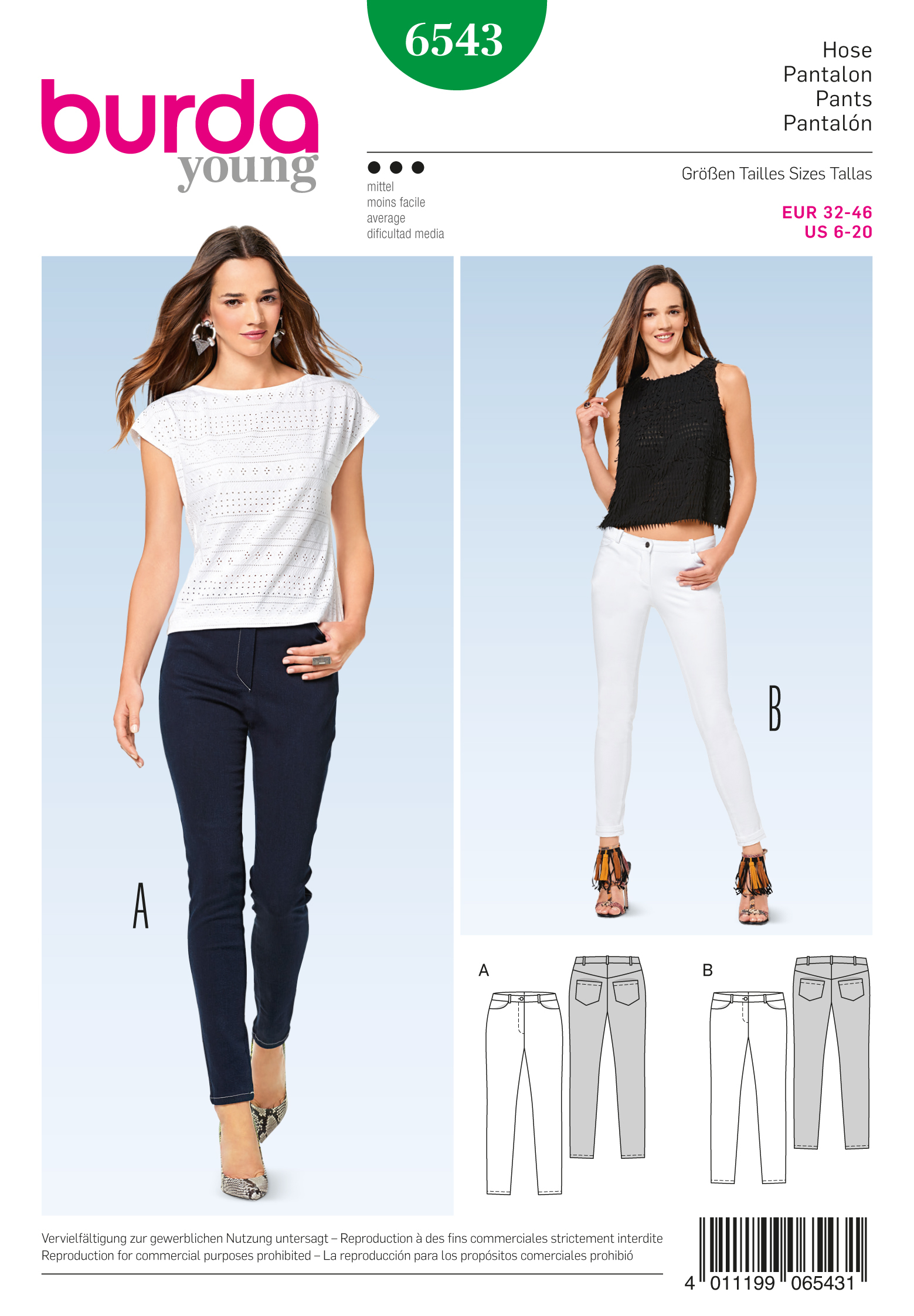 Pants Sewing Pattern Trousers Sewing Patterns Burda Patterns ...