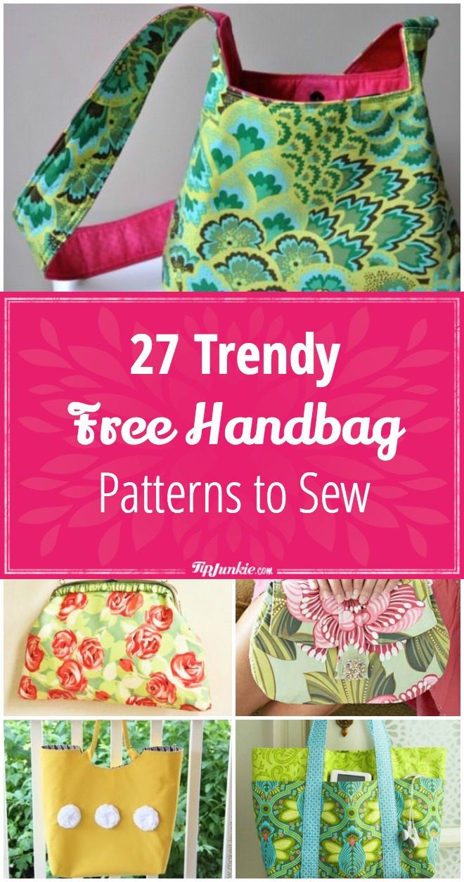Purse Patterns To Sew 27 Trendy Free Handbag Patterns To Sew Tip Junkie ...