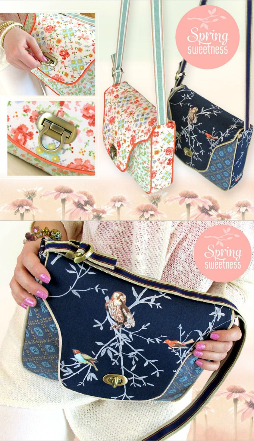 Purse Sewing Patterns Free Purse Sewing Pattern Cross Body Sewing Tutorial Bags And