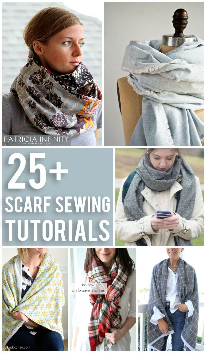 Scarf Sewing Patterns 25 Scarf Sewing Tutorials Craft Sewing And Embroidery