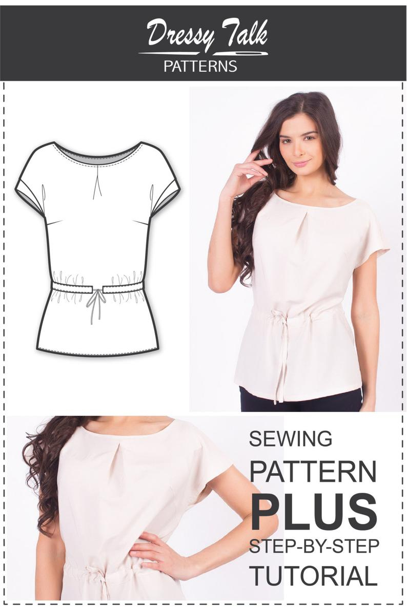 Sewing Pattern Easy Blouse Patterns Sewing Patterns Easy Sewing ...
