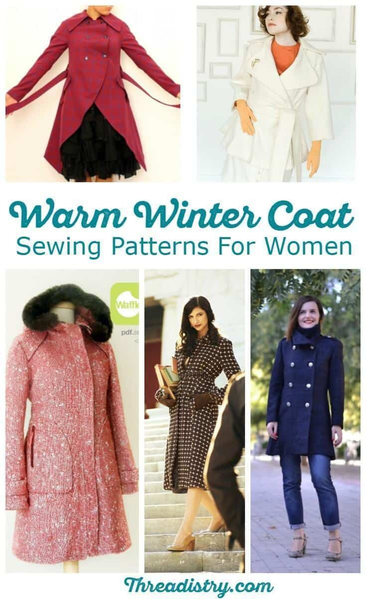 Sewing Pattern Womens Coat Brave The Cold With Wonderful Womens Winter ...