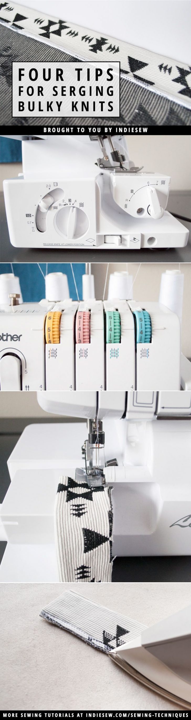 Sewing With A Serger Four Tips For Serging Bulky Knit Fabrics Sewing