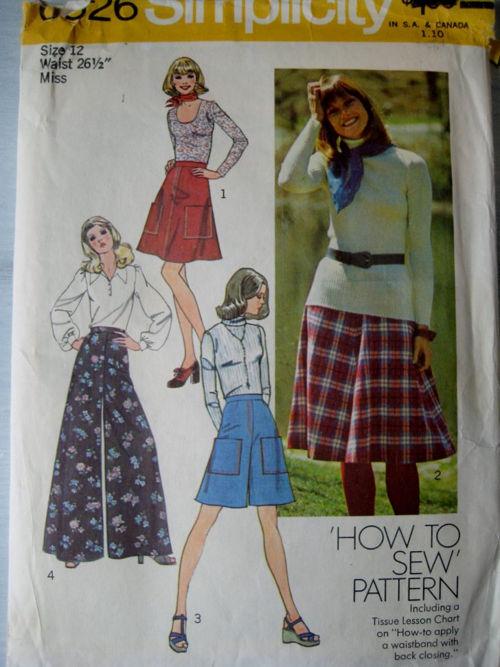Simplicity Sewing Patterns Canada 70s Wide Leg Pants Sewing Pattern ...
