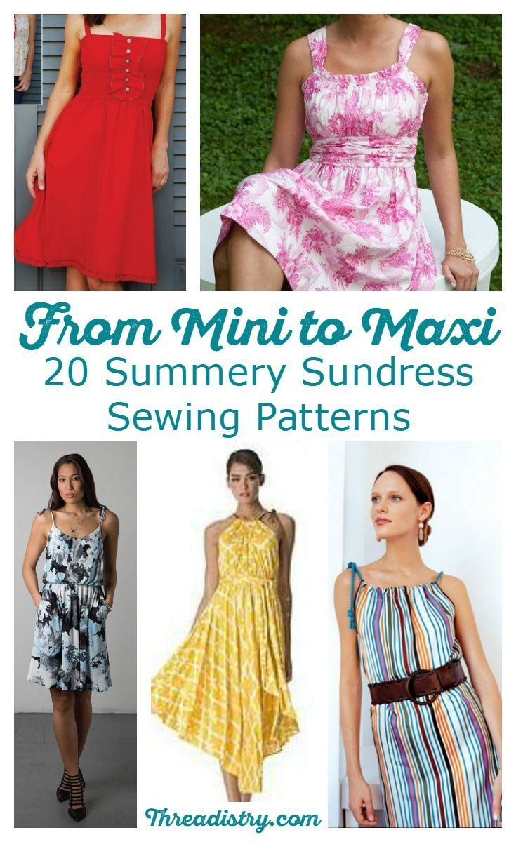 Sundress Sewing Patterns 20 Summery Sundress Sewing Patterns Sew All The Things