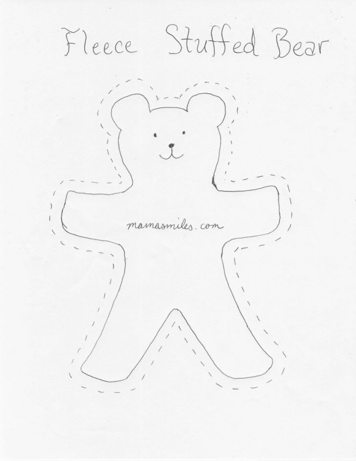 Teddy Bear Sewing Pattern Free Easy Sew Patterns Great For Beginners ...