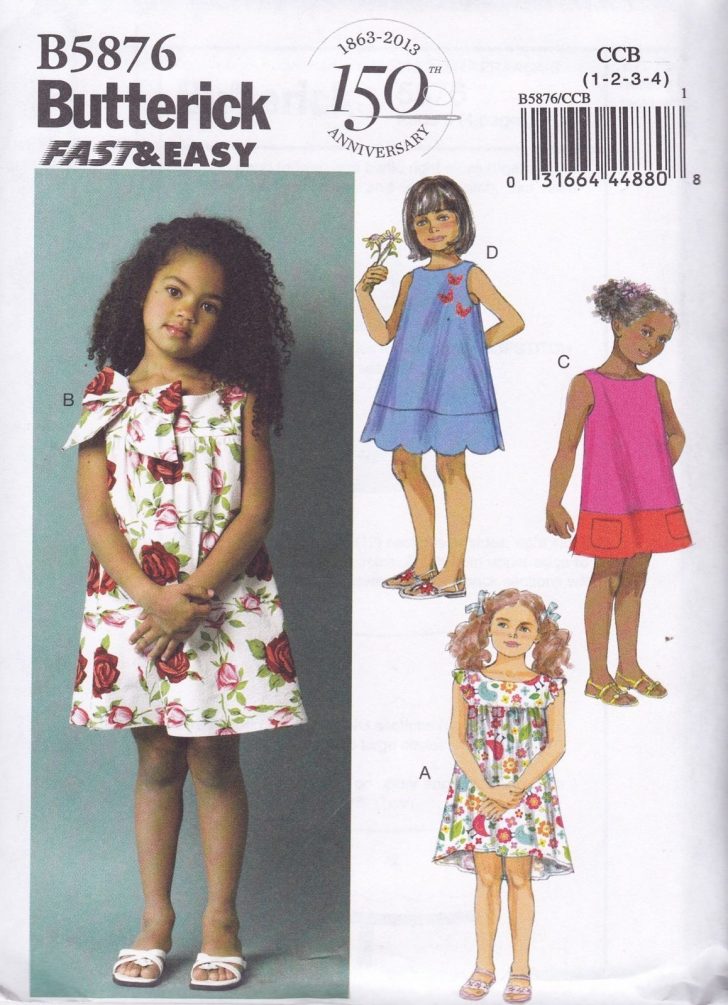 Toddler Sewing Patterns Butterick Sewing Pattern Toddlers Children S ...