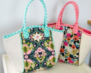 Tote Bag Sewing Pattern Diy Fabric Basket Tote Free Sewing Pattern ...