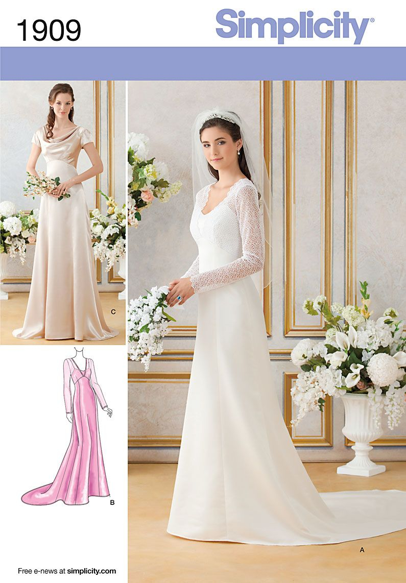 27+ Best Photo of Wedding Dress Sewing Patterns - figswoodfiredbistro.com